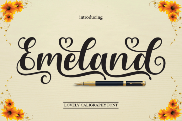 Emeland Font Poster 1