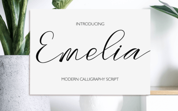 Emelia Font Poster 1