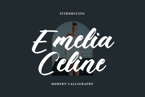 Emelia Celine Font Poster 1