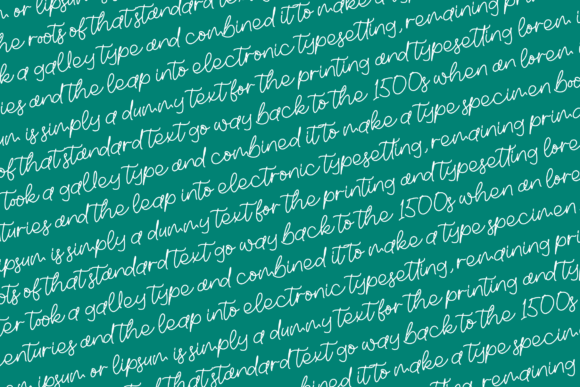 Emerald Micigan Font Poster 8