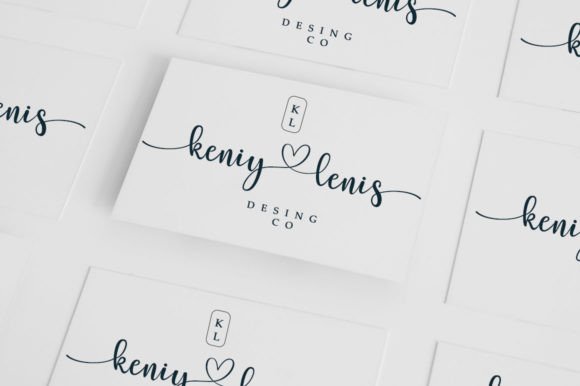 Emily Bonza Font Poster 2