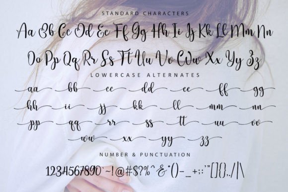 Emily Bonza Font Poster 12