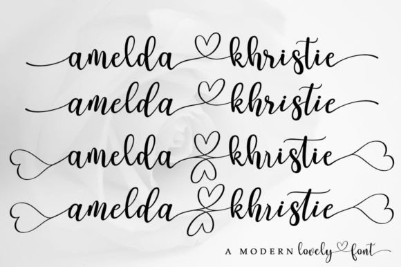 Emily Bonza Font Poster 7