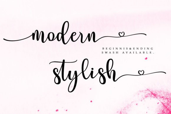 Emily Bonza Font Poster 8