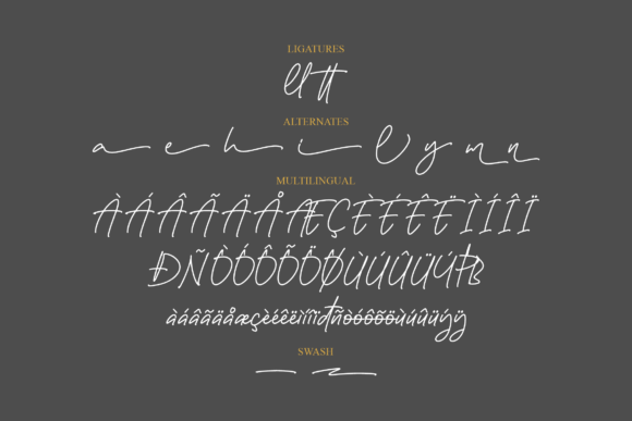 Emitanela Font Poster 14