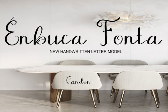 Enbuca Fonta Font Poster 1