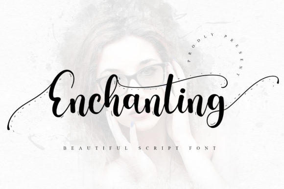 Enchanting Font Poster 1