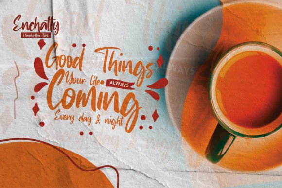 Enchatty Font Poster 2