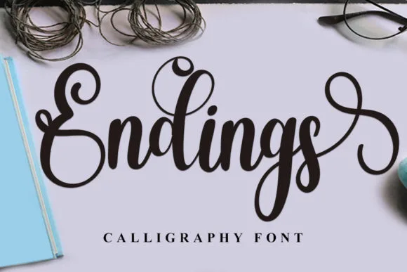 Endings Font Endings Font Poster 1