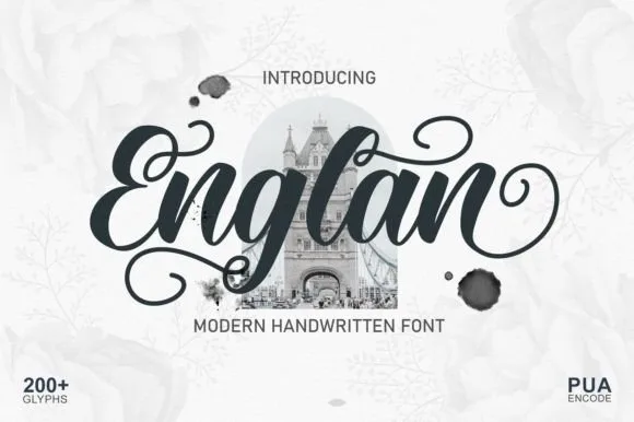 Englan Font Englan Font Poster 1
