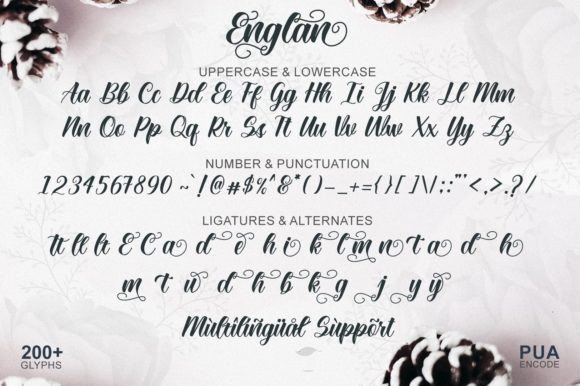 Englan Font Poster 4