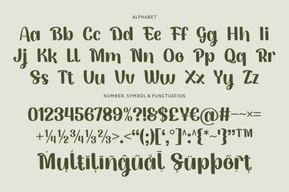 Enharty Gracella Font Poster 6