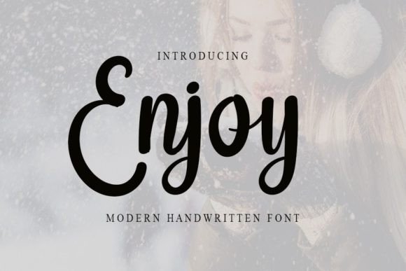 Enjoy Font Poster 1