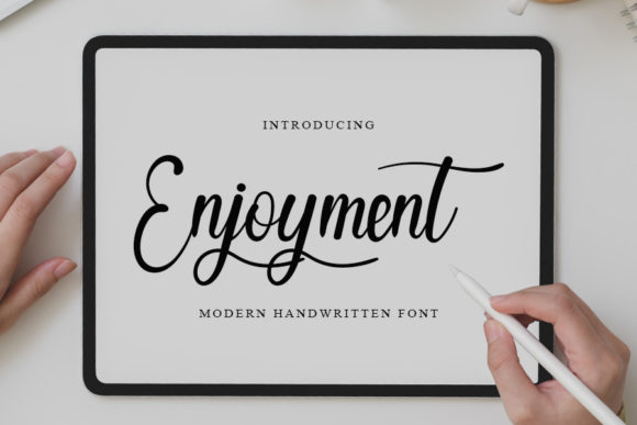 Enjoyment Font Poster 1