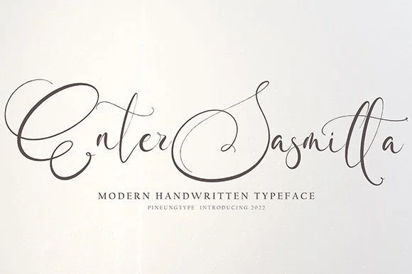 Enter Sasmitta Font Poster 1