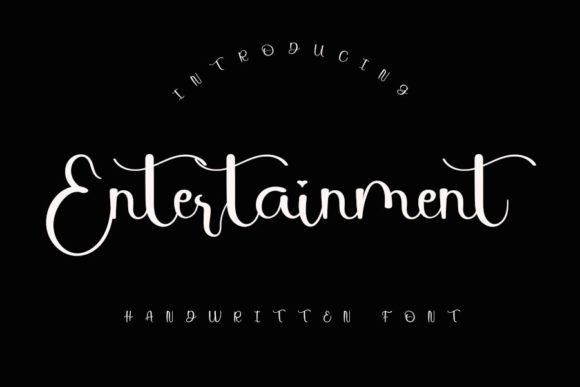 Entertainment Font Poster 1