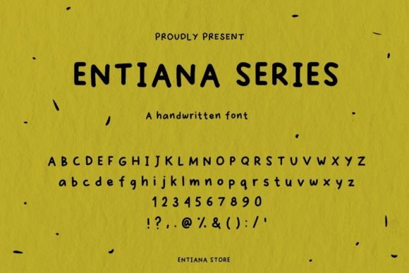 Entiana Series Font Poster 1