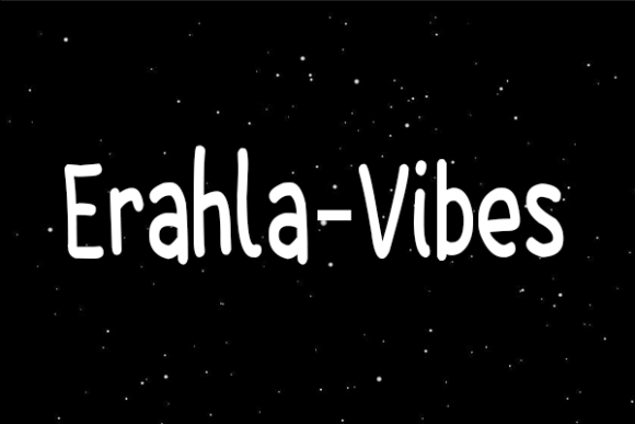 Erahla Vibes Font Poster 1