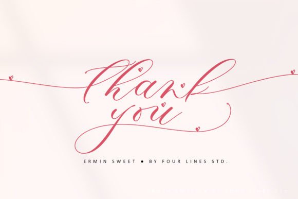 Ermin Sweet Font Poster 13