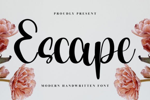 Escape Font Poster 1