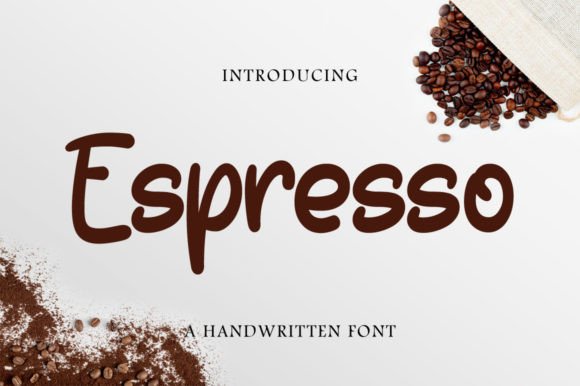 Espresso Font Poster 1