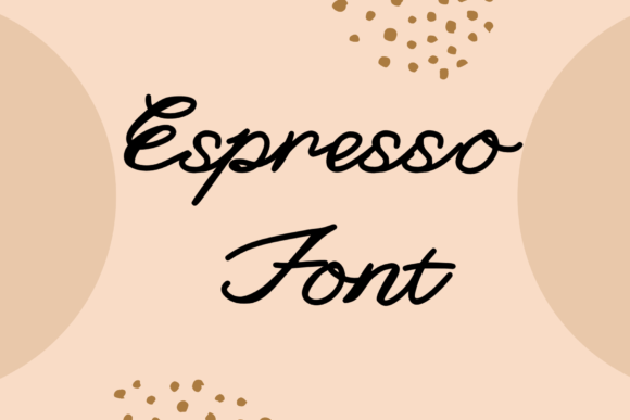 Espresso Font