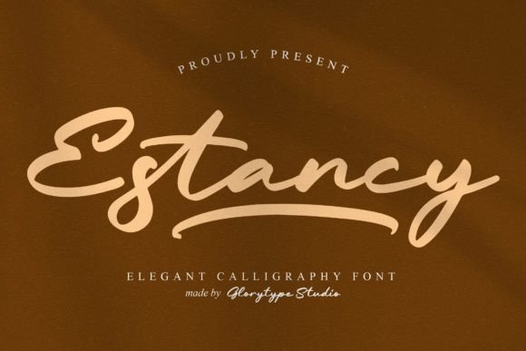 Estancy Font Poster 1