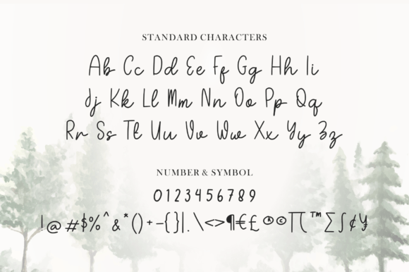 Eternal Flower Font Poster 6