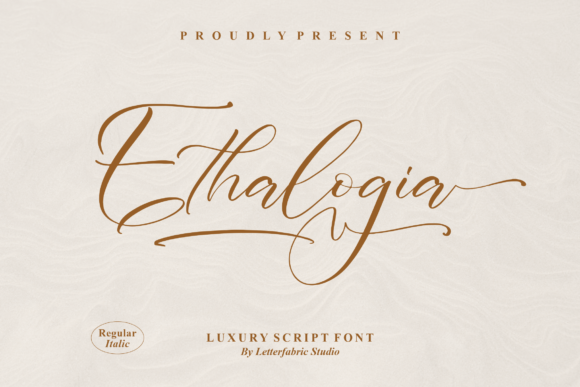 Ethalogia Font Poster 1