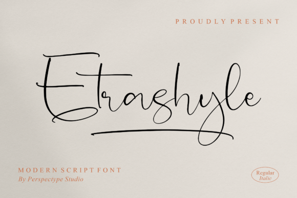 Etrashyle Font Poster 1