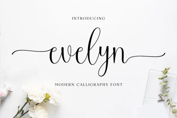Evelyn Font Evelyn Font Poster 1