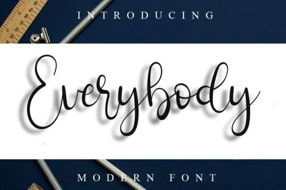 Everybody Font Everybody Font Poster 1