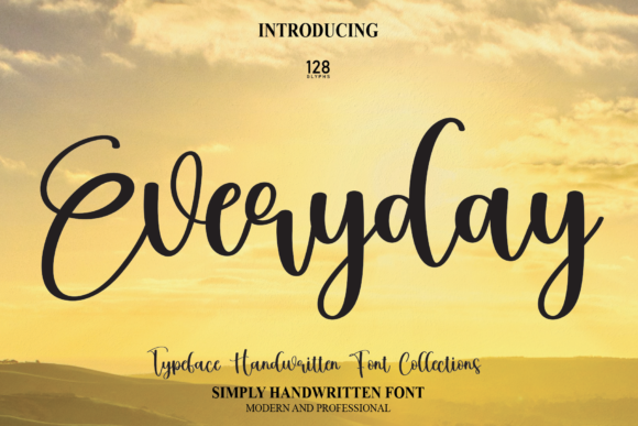 Everyday Font Poster 1