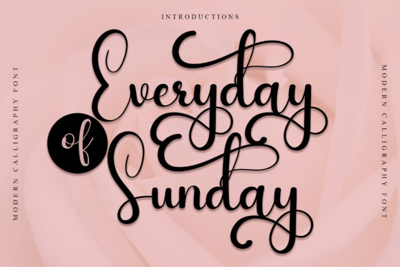 Everyday of Sunday Font Poster 1