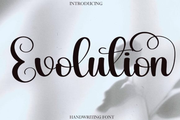 Evolution Font Poster 1