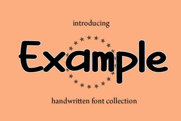 Example Font Poster 1