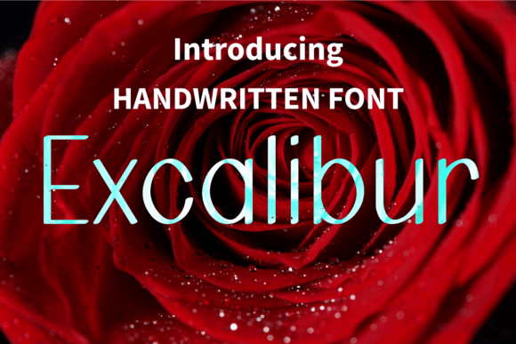 Excalibur Font Poster 1