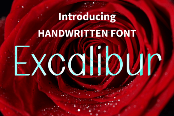 Excalibur Font Excalibur Font Poster 1