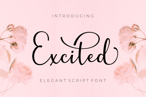 Excited Font Excited Font Poster 1