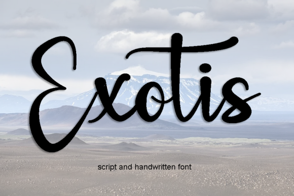 Exotis Font Poster 1