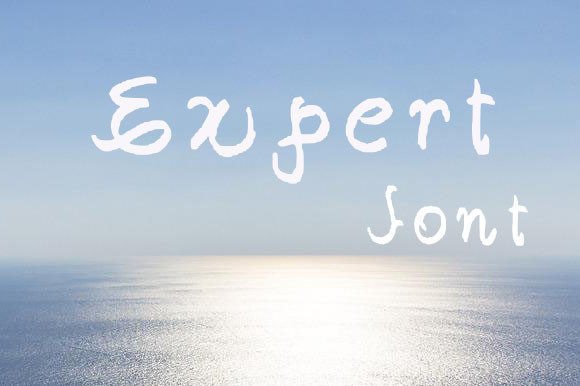 Expert Font Poster 2