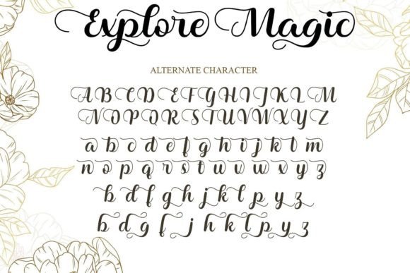 Explore Magic Font Poster 8