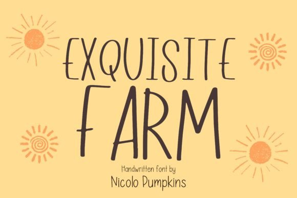Exquisite Farm Font Poster 1