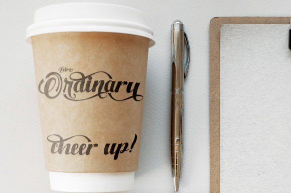 Extra Ordinary Font Poster 2