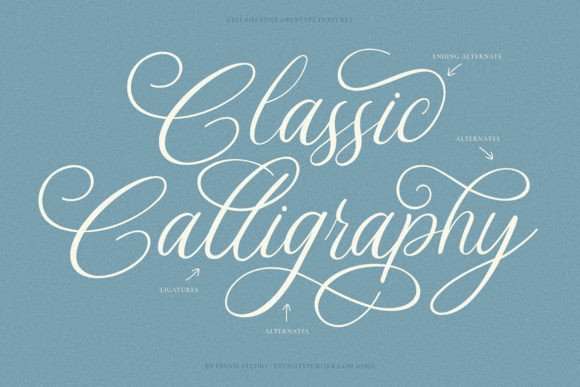 Eyelash Font Poster 2