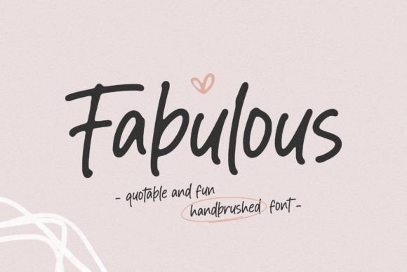 Fabulous Font Poster 1