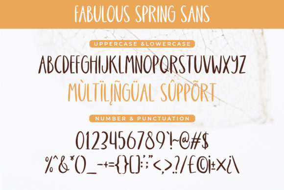 Fabulous Spring Font Poster 7