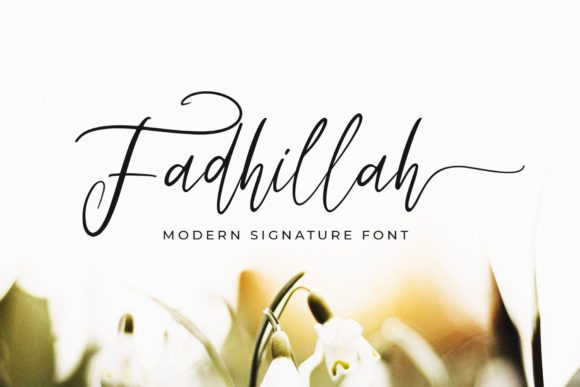 Fadhillah Signature Font