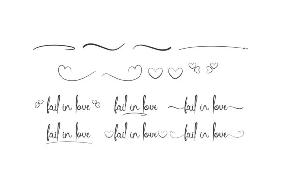 Fail in Love Font Poster 7