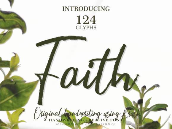 Faith Font Poster 1